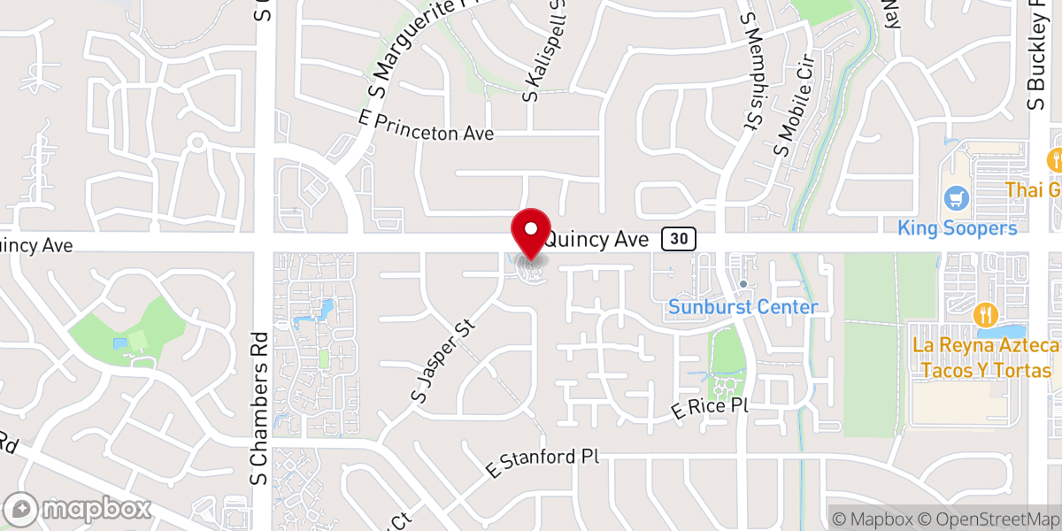Map showing location of First Church of Christ Scientist