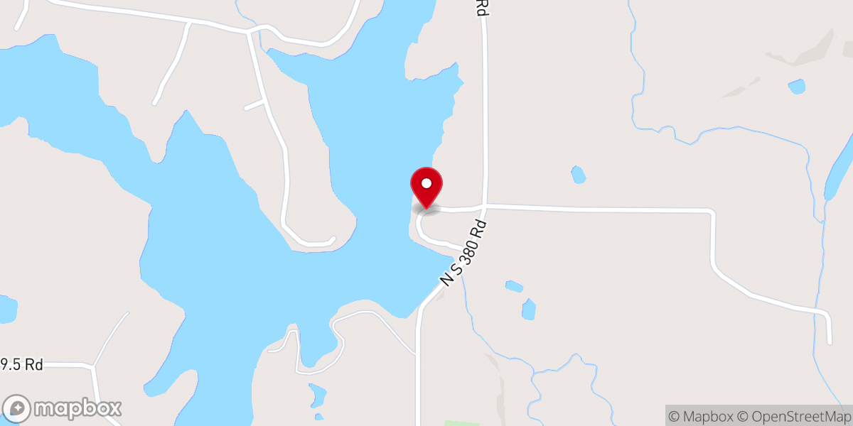 Map showing location of Salt Creek Baptist Church