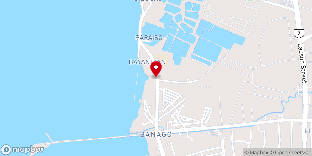 Map showing location of Nuestra Señora De Salvacion Parish