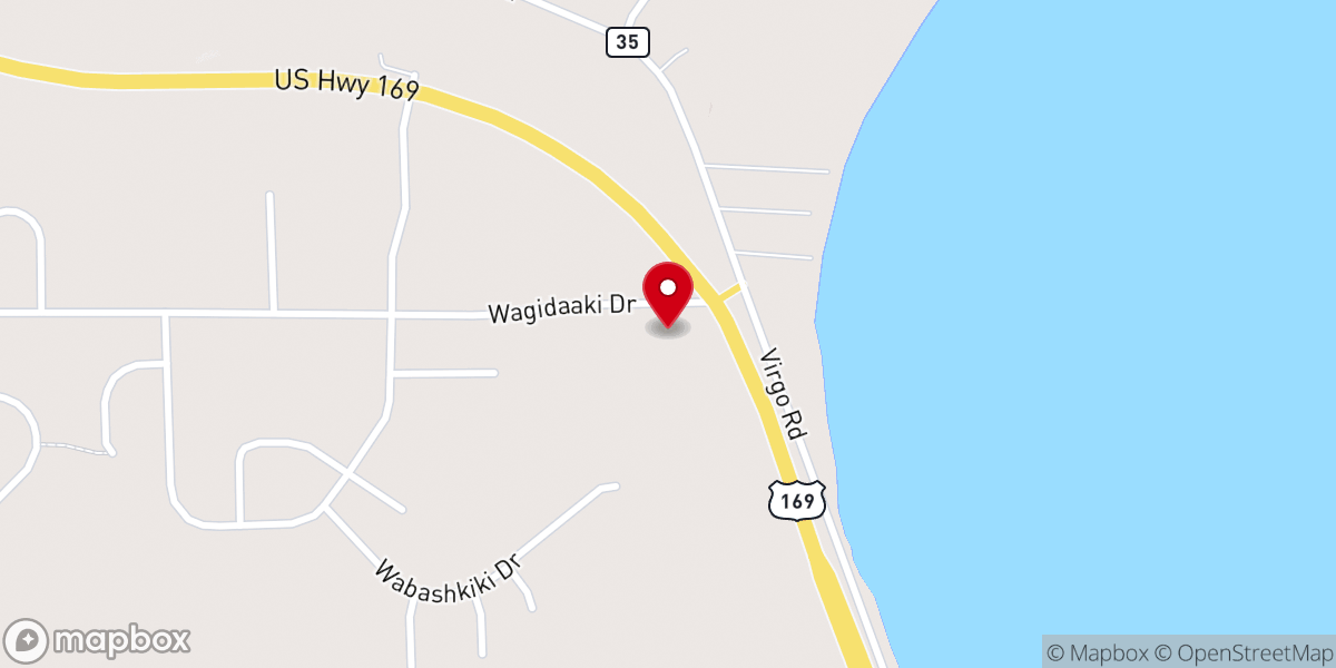 Map showing location of Vineland Native American Chapel