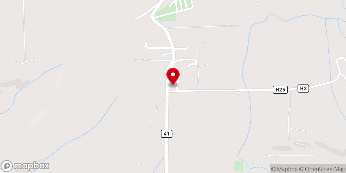 Map showing location of Our Lady of Sorrows