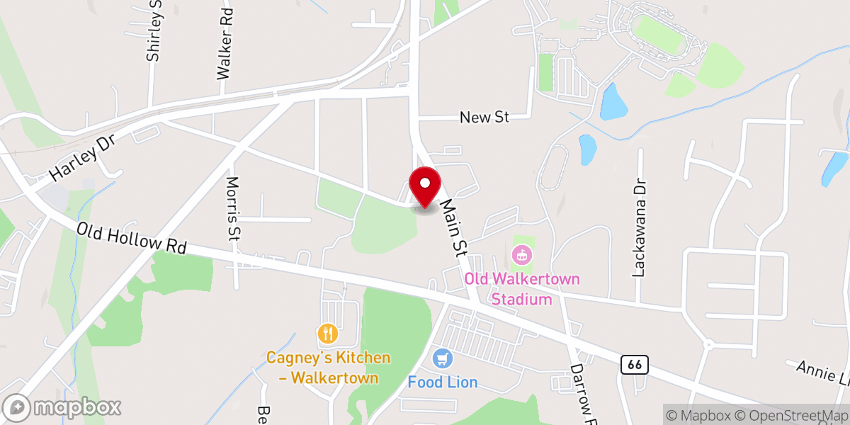 Map showing location of Love's UMC
