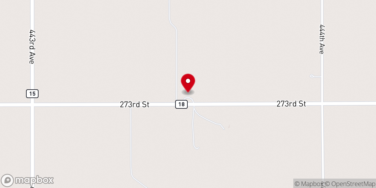 Map showing location of Bethesda Church