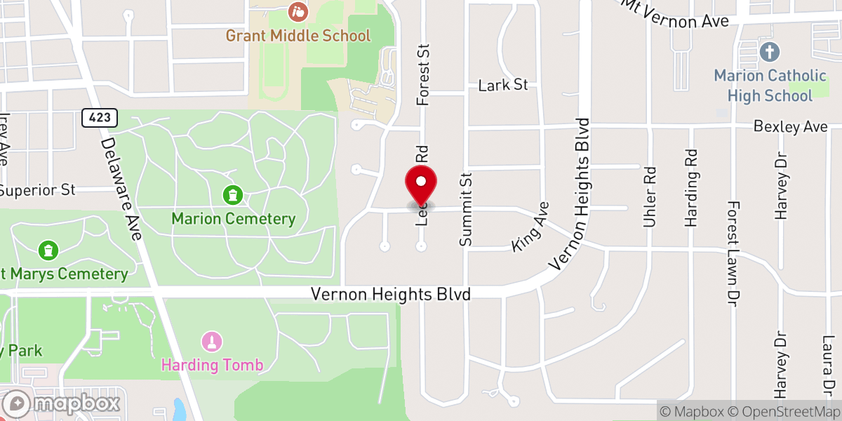 Map showing location of Layne Sr Edgar R