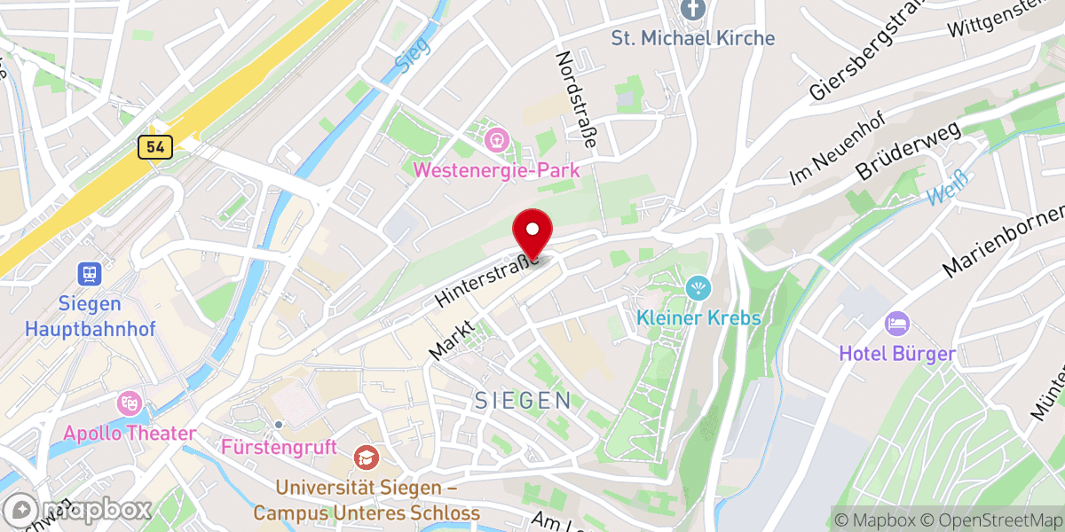 Map showing location of Gemeinschaft "Entschieden für Christus" (EC) e.V.