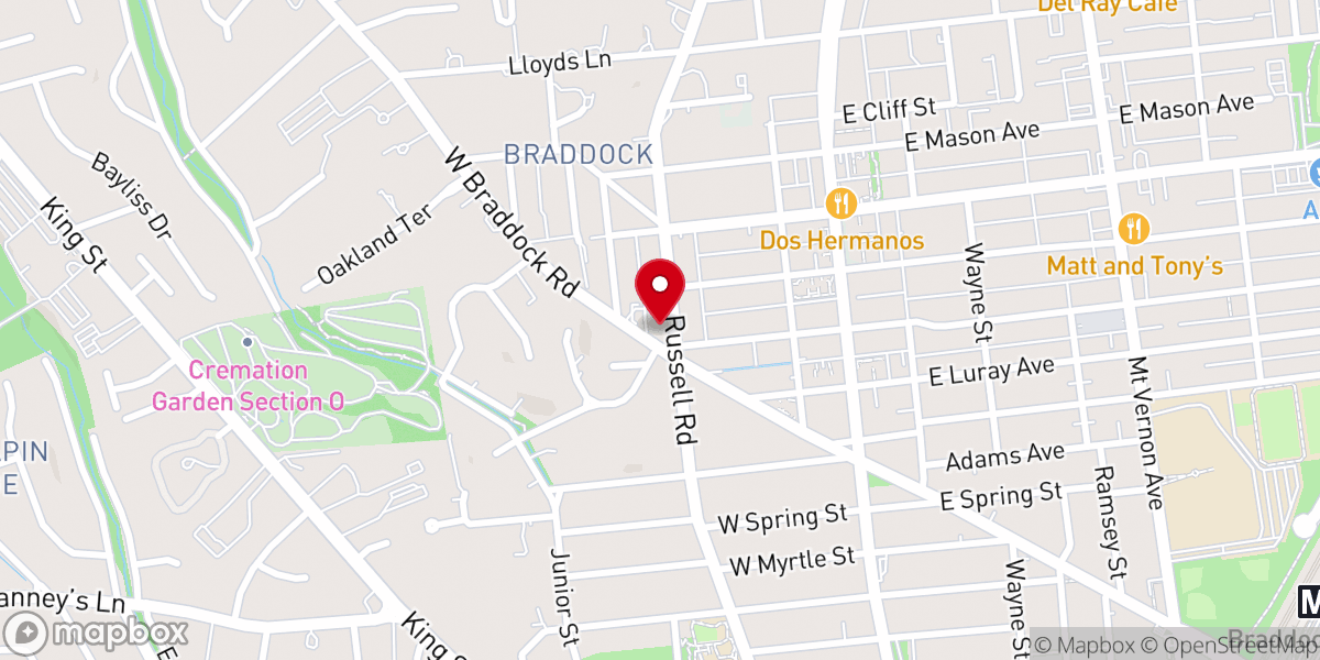 Map showing location of Community Praise Church