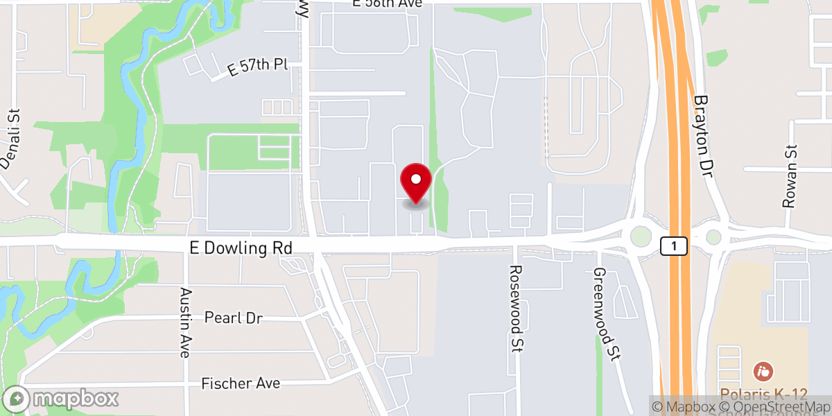 Map showing location of Alliance Bible Church
