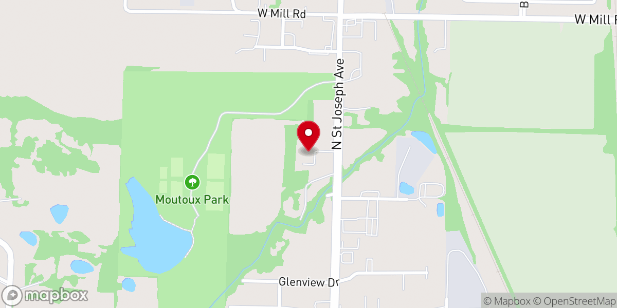 Map showing location of Freedom Life Center