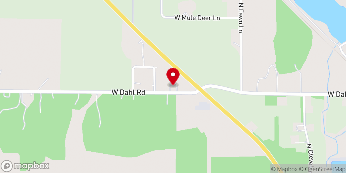 Map showing location of Church In the Wild Wood