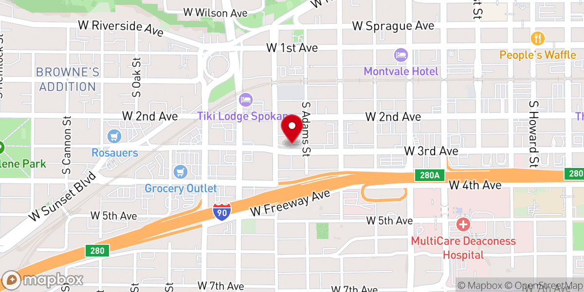 Map showing location of River Christian Church