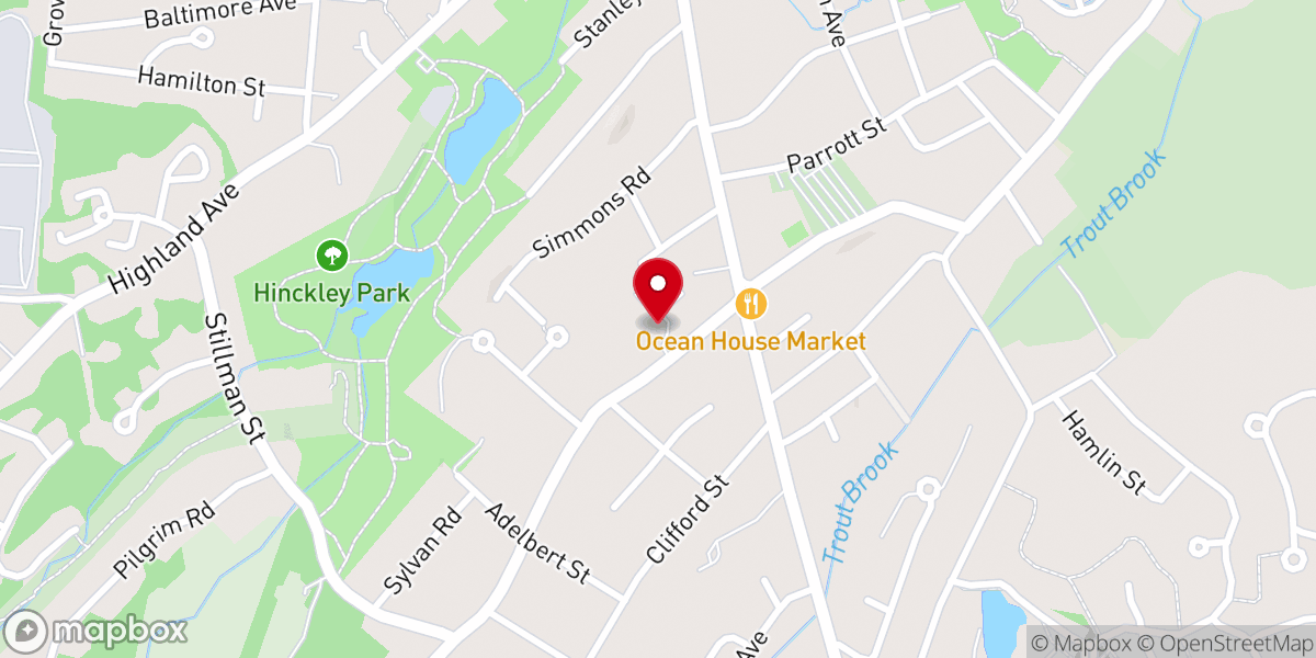 Map showing location of Hope Community Church