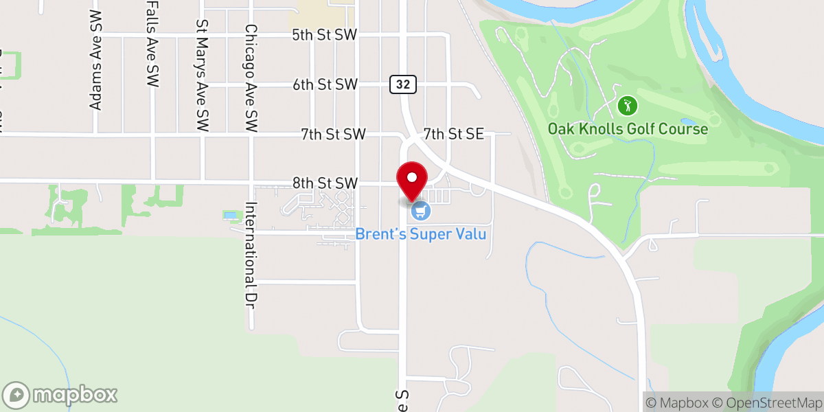 Map showing location of St. Joseph’s parish - Food Distribution Center