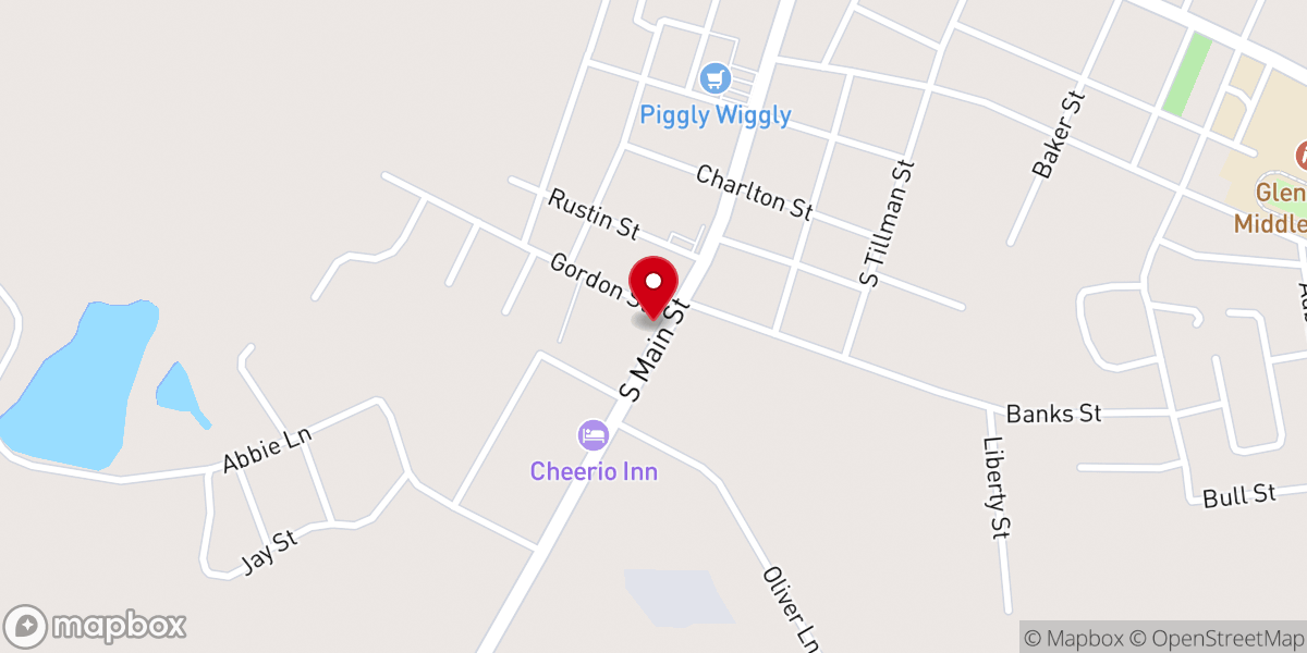 Map showing location of Holy Temple Pentecostal Church