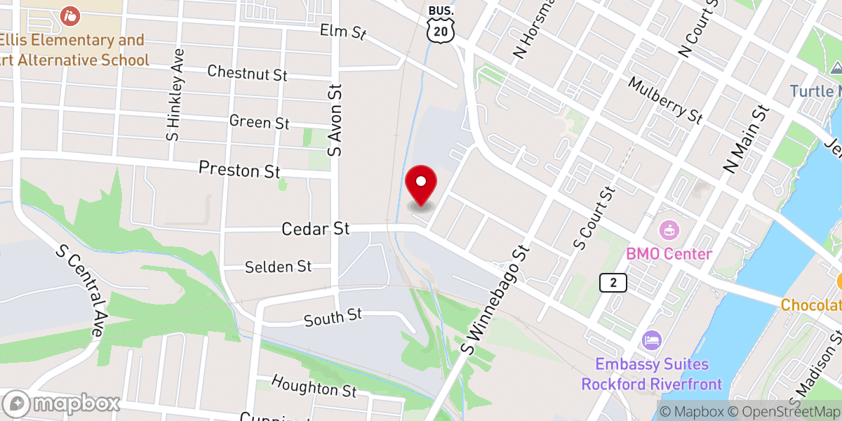 Map showing location of No Boundaries Ministry