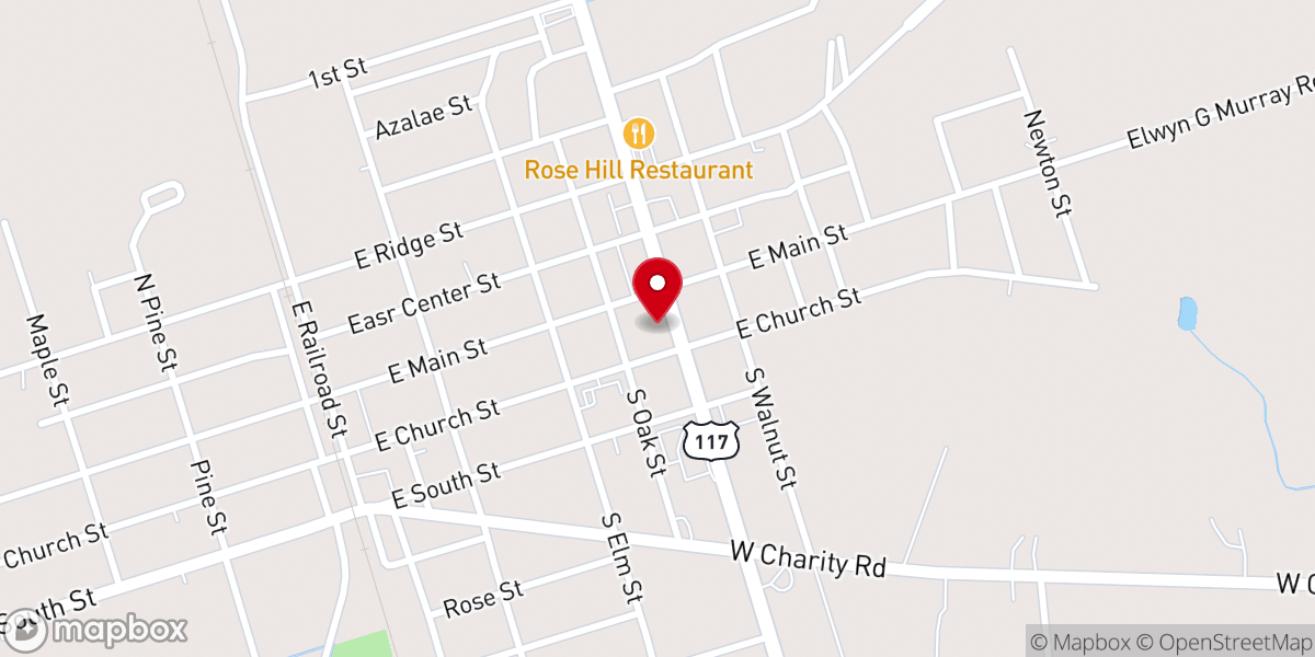 Map showing location of Genesis Church