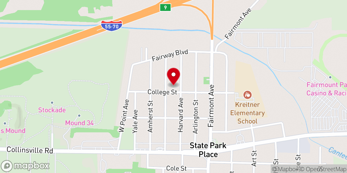 Map showing location of Northsmoke Church