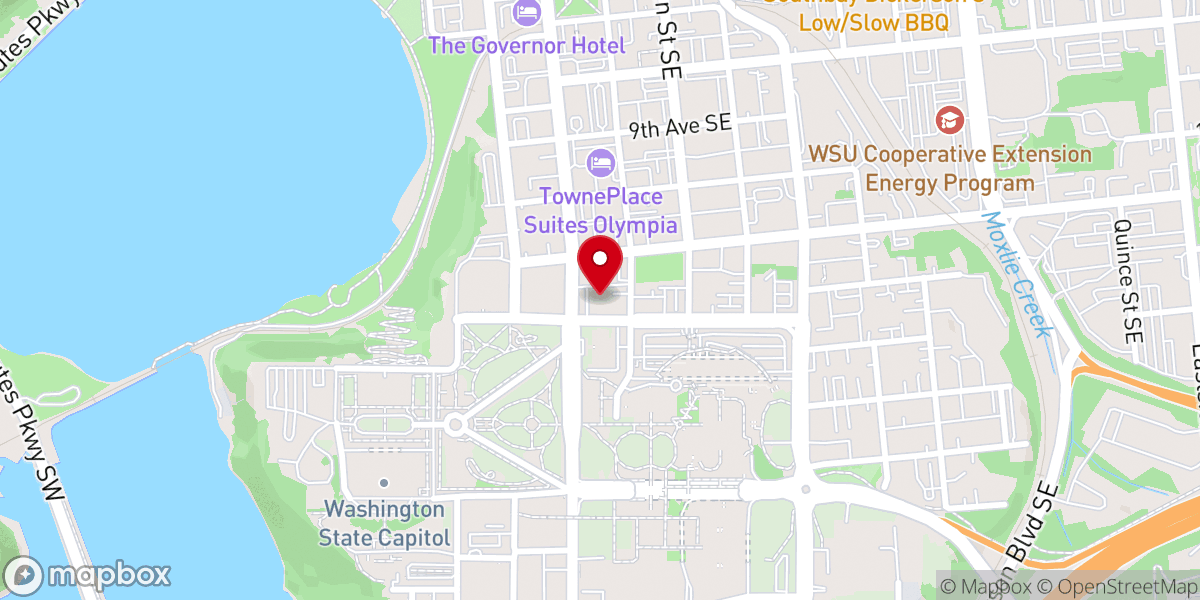 Map showing location of The United Churches of Olympia
