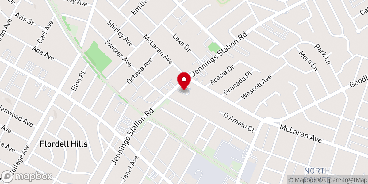 Map showing location of Radiant Life In Christ Apostolic Church