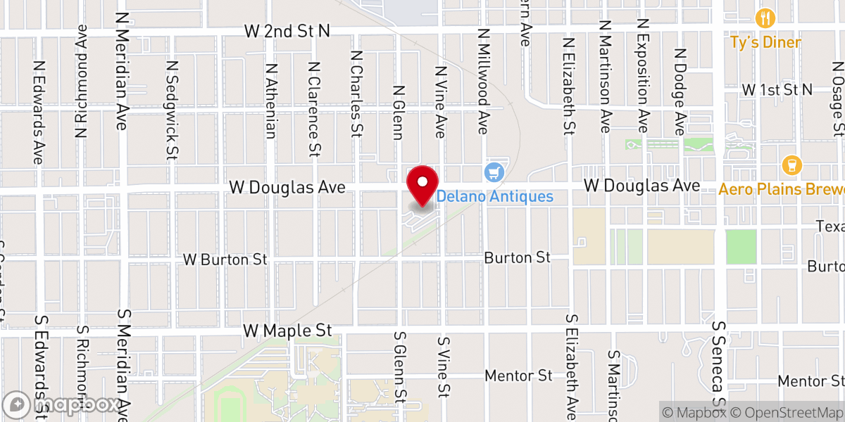 Map showing location of New Life Covenant Church