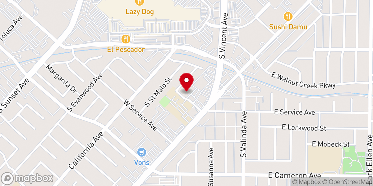 Map showing location of Iglesia de Cristo Libertad Ministerios ELIM