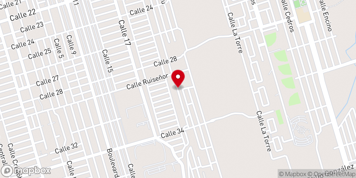 Map showing location of Iglesia Bautista Fundamental Esperanza Viva