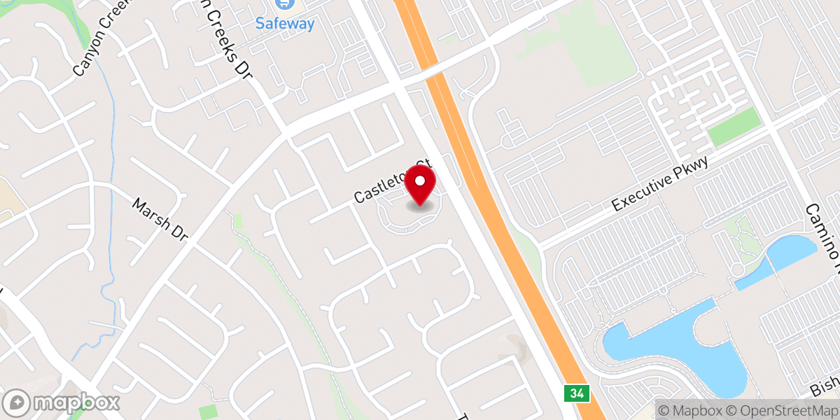 Map showing location of St Joan of Arc Parish Office