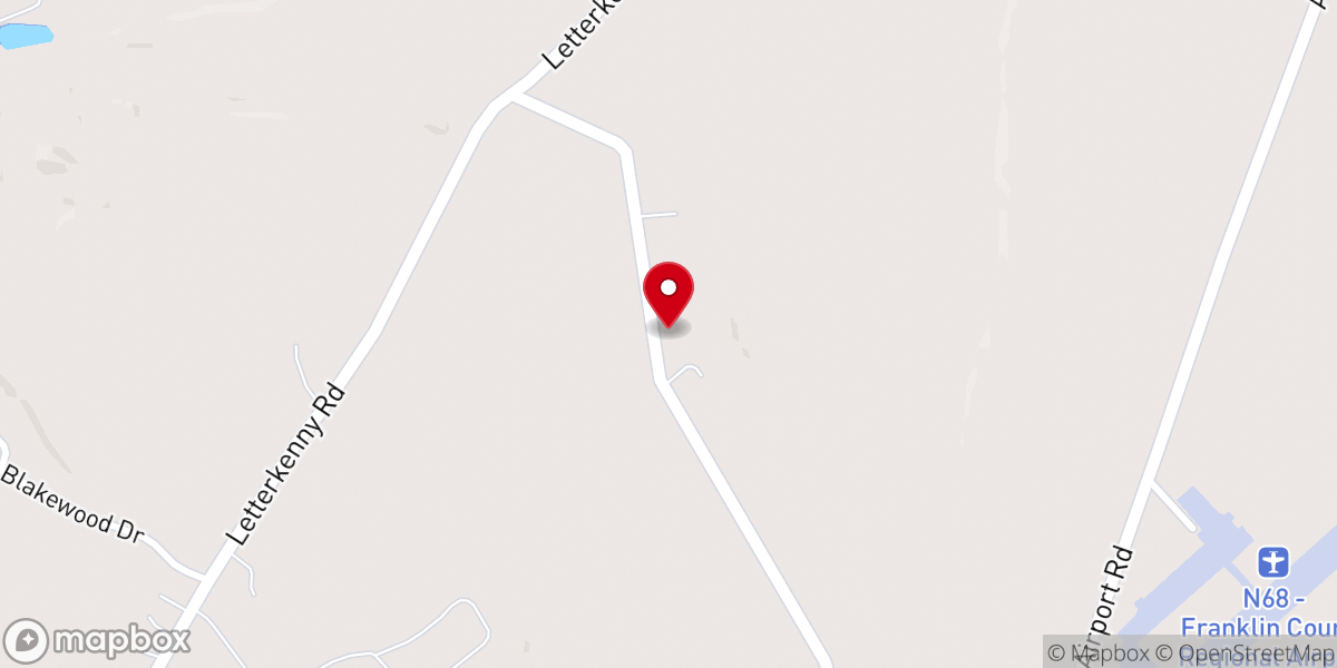 Map showing location of Abundant Life Chapel