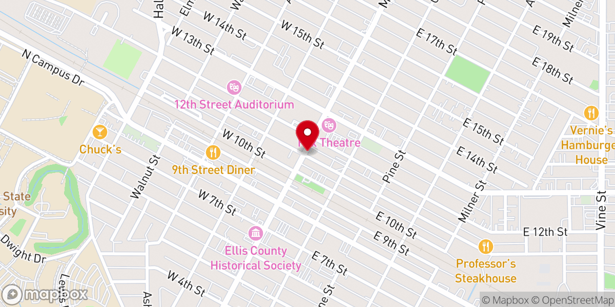 Map showing location of Paisley Pear Bar, Bistro and Market