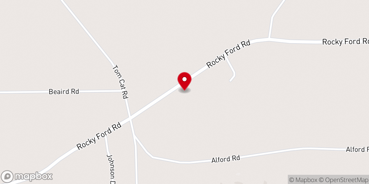 Map showing location of Jones Chapel Missionary Baptist Church