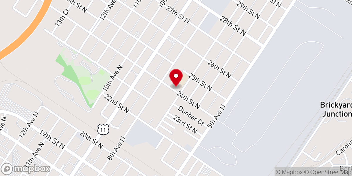 Map showing location of St Francis of Assisi Catholic Church