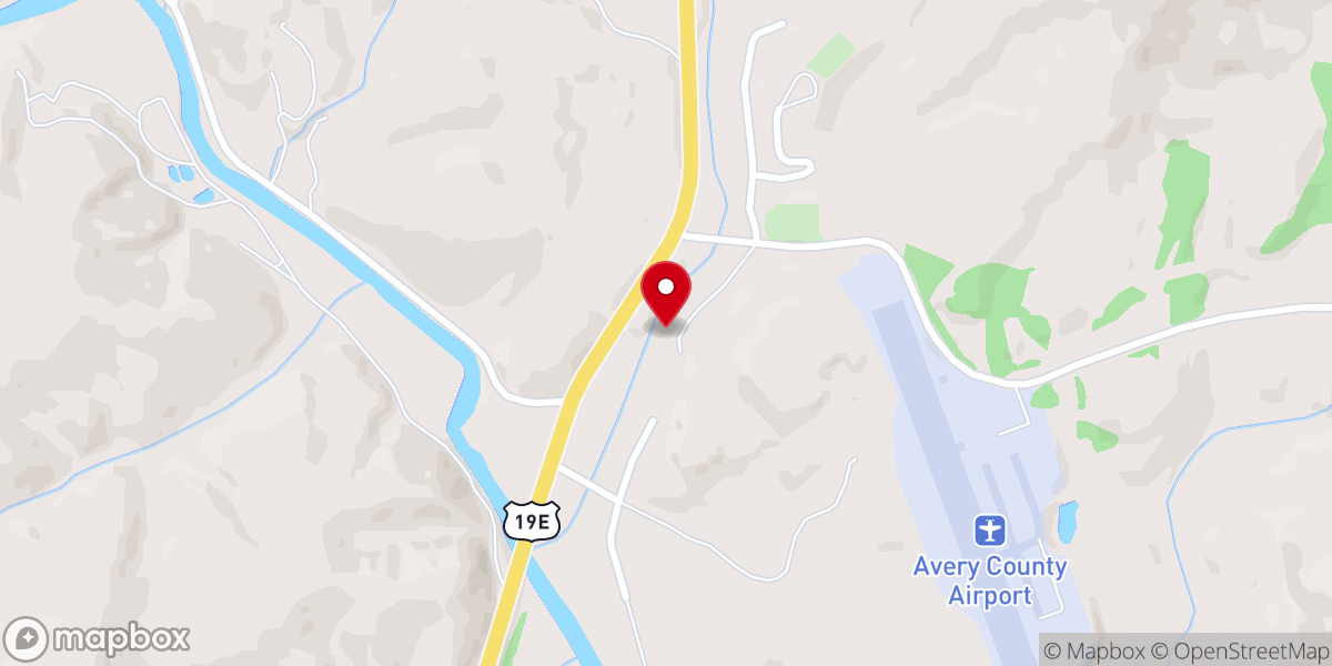 Map showing location of Mount Calvary Freewill Baptist Church