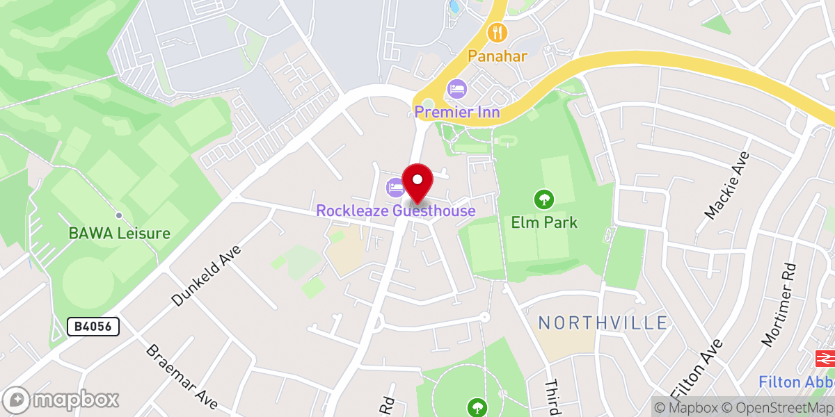 Map showing location of St Andrew's Methodist Church
