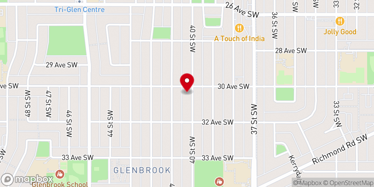 Map showing location of Antiochian Orthodox Church of The Annunciation-Calgary