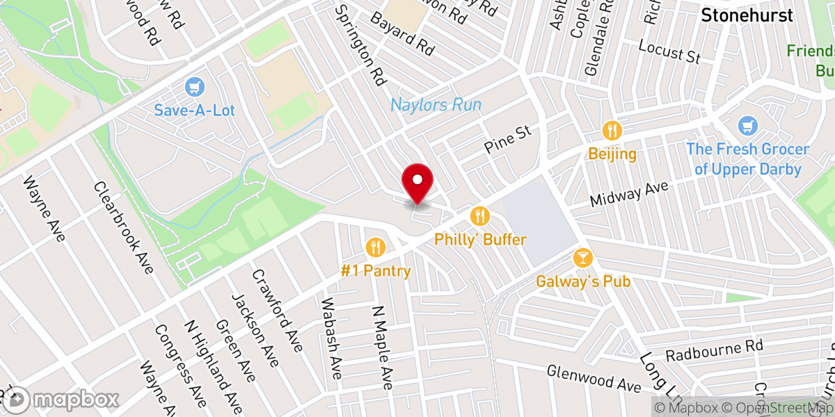 Map showing location of Iglesia Cristiana Unidos por la Fe