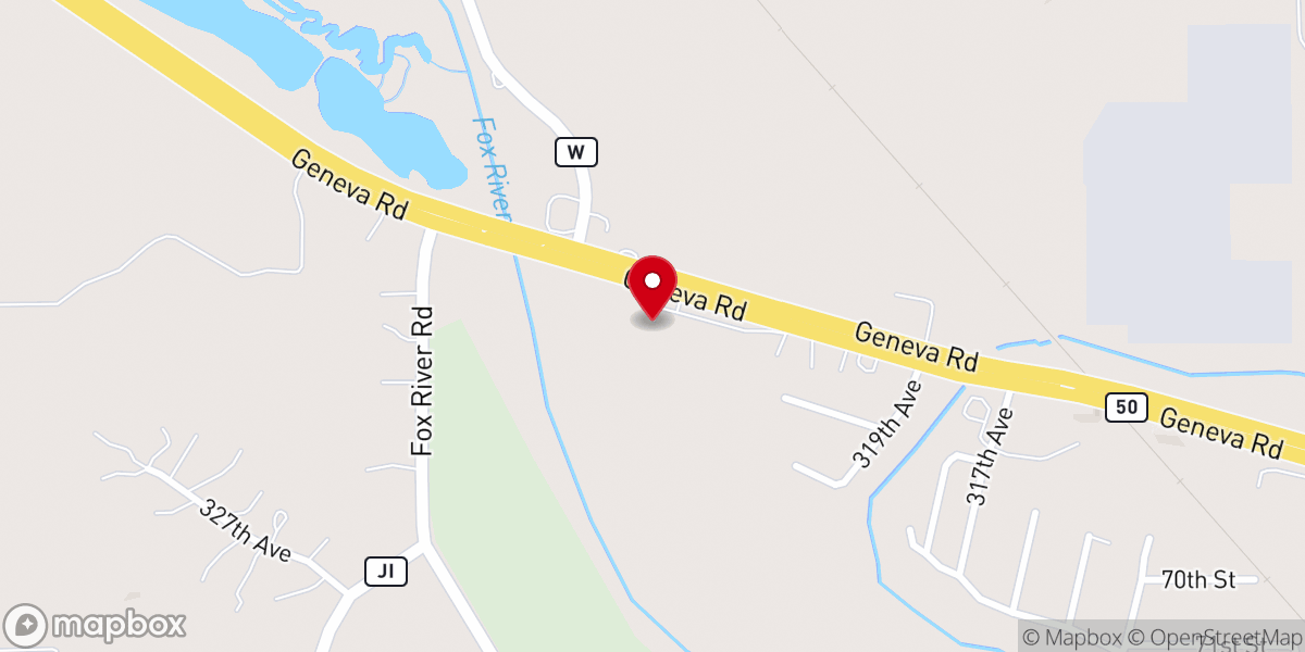 Map showing location of Black Bull Fireworks Superstore