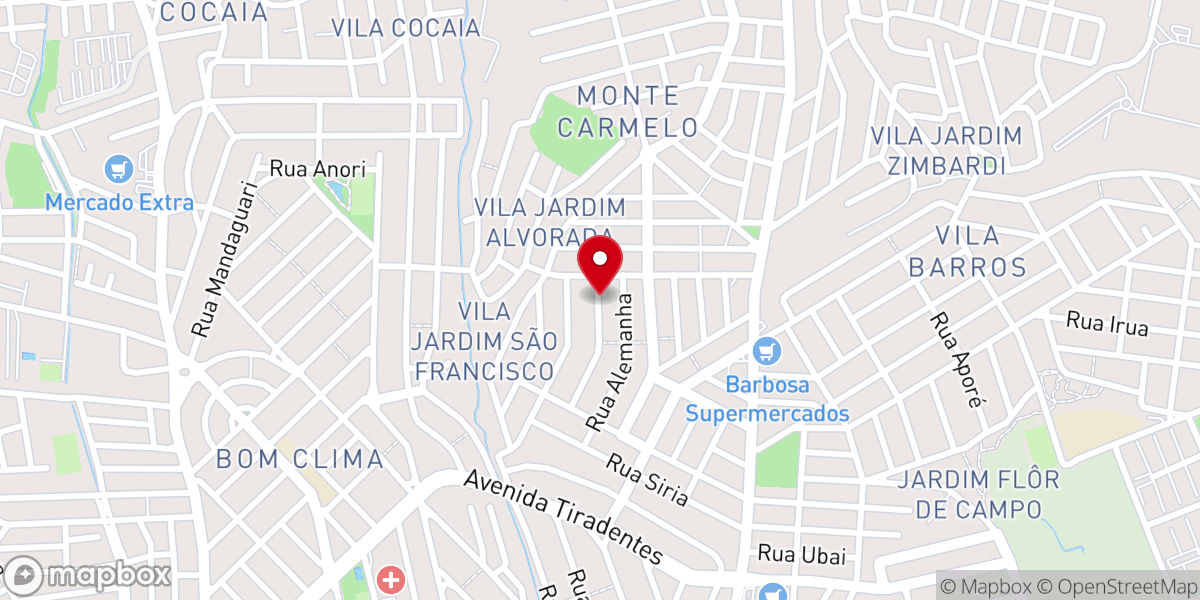 Map showing location of Igreja Evangelica Pentecostal Divino Jesus