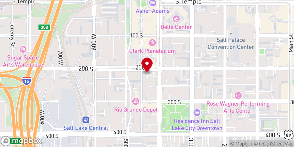 Map showing location of Catholic Community Services