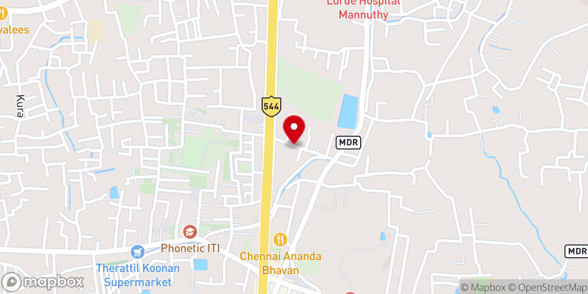 Map showing location of Exodus Christian Community Centre