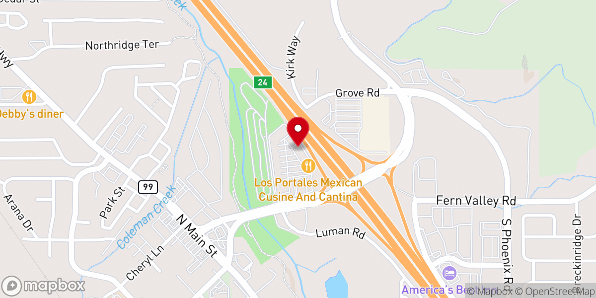 Map showing location of Archangel Gabriel Orthodox Church