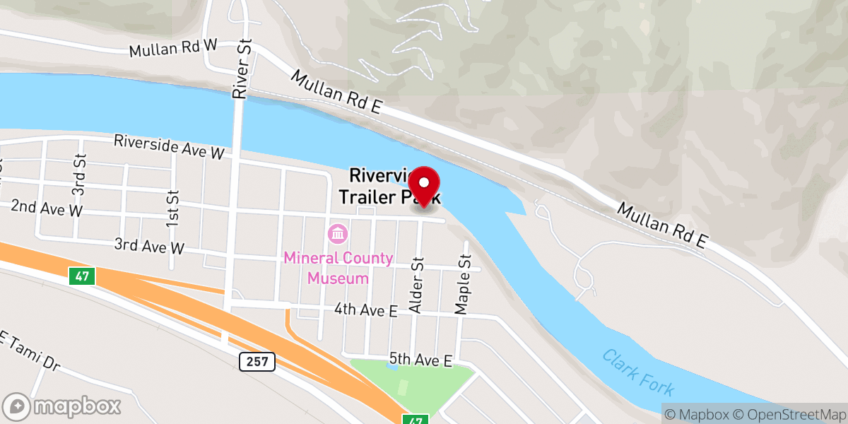 Map showing location of Riverside Gathering