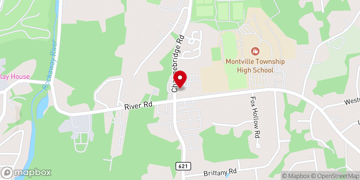 Map showing location of Trinity Baptist Church