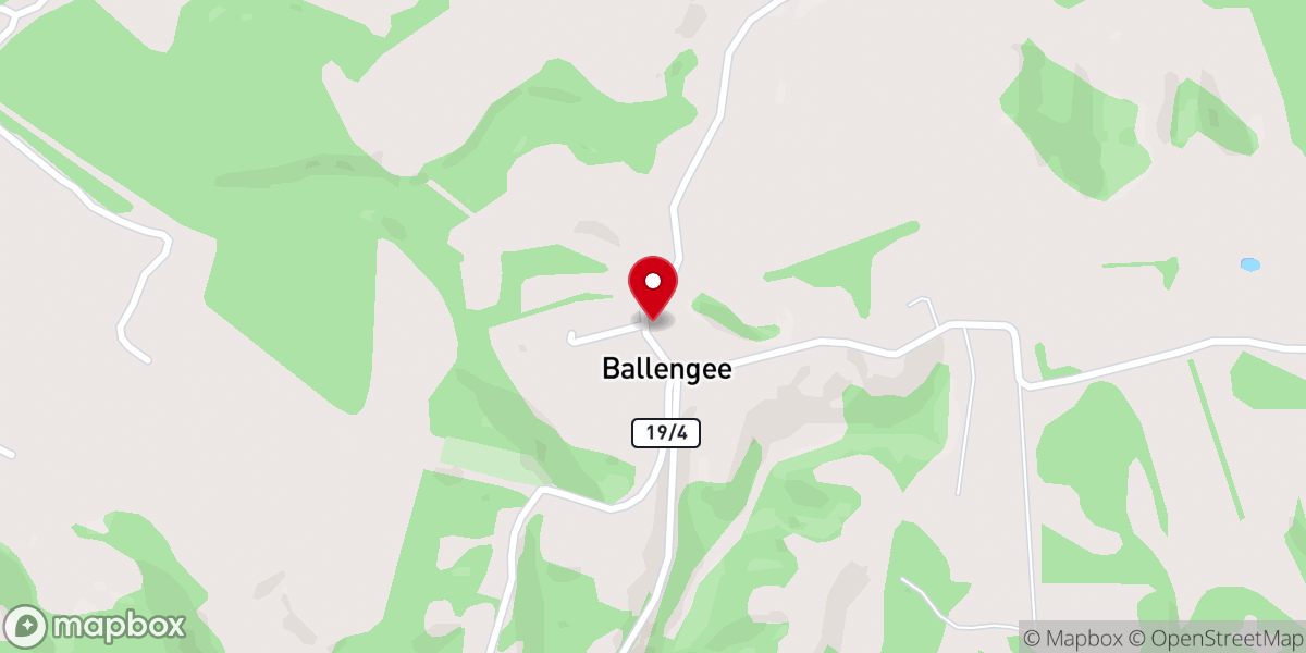 Map showing location of Oak Grove United Methodist Church