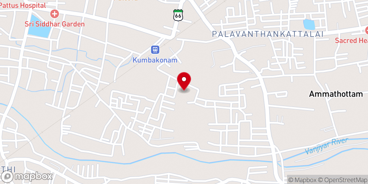 Map showing location of Only way Jesus church