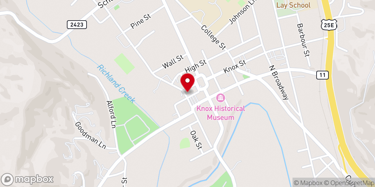 Map showing location of Christian Life Foodbank - Food Distribution Center
