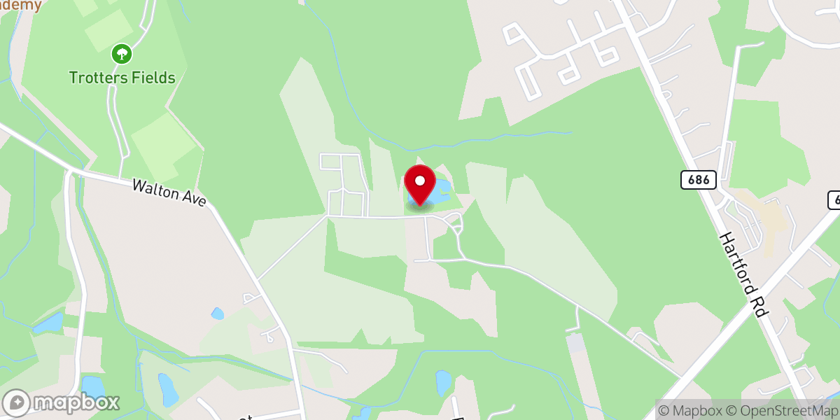 Map showing location of Our Lady of Fatima Rosary Garden