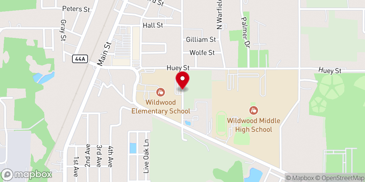 Map showing location of United Church