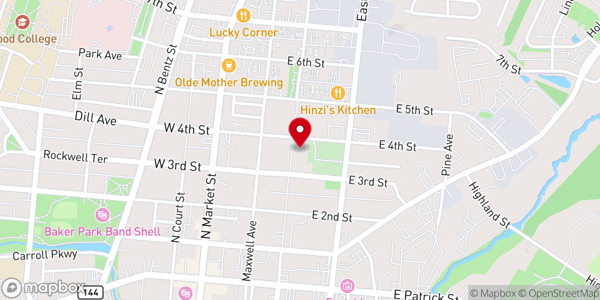 Map showing location of Living Hope Community Church