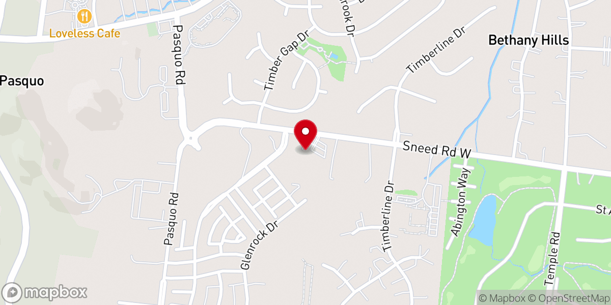 Map showing location of Holy Trinity Lutheran Church
