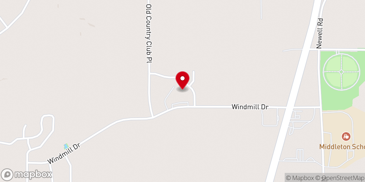 Map showing location of Northpointe Presbyterian Church