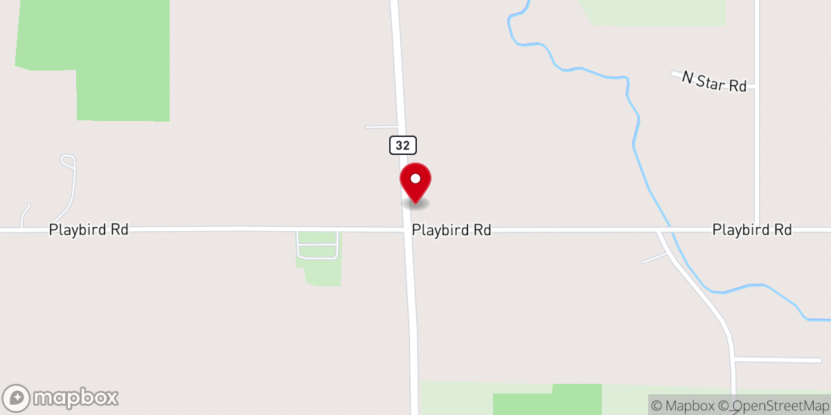 Map showing location of Saint Pauls Evangelical Lutheran Church